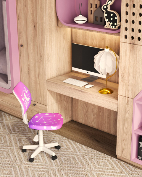 Компьютерное кресло ЛОЛО 5256D-W Starry Night