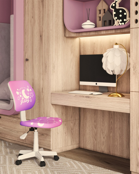 Компьютерное кресло ЛОЛО 5256D-W Starry Night