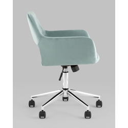 Кресло офисное ROSS ROSS CHROME VELVET Olive 61