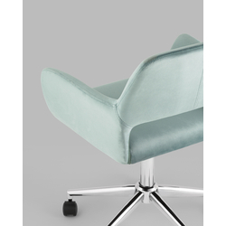Кресло офисное ROSS ROSS CHROME VELVET Olive 61