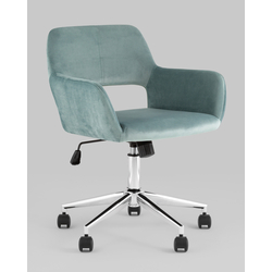 Кресло офисное ROSS ROSS CHROME VELVET Olive 61