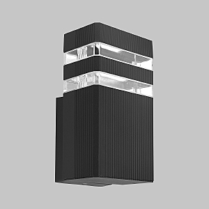 Уличный настенный светильник Porta IL.0014.0024-BK