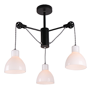 Потолочная люстра IMEX MD.1230-3-S BK+CH