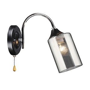 Настенное бра IMEX MD.2195-1-W-BK+CH