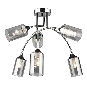 Потолочная люстра IMEX MD.2195-6-S-BK+CH