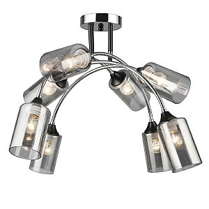 Потолочная люстра IMEX MD.2195-8-S-BK+CH