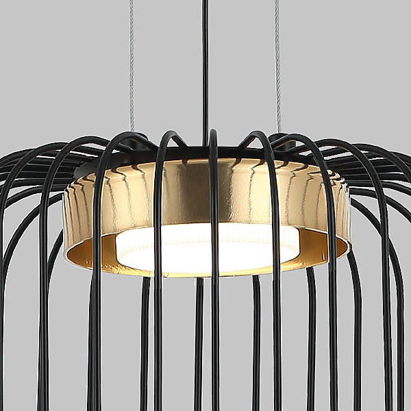 Светильник подвесной IMEX MD.23106-1-P-BK+BR