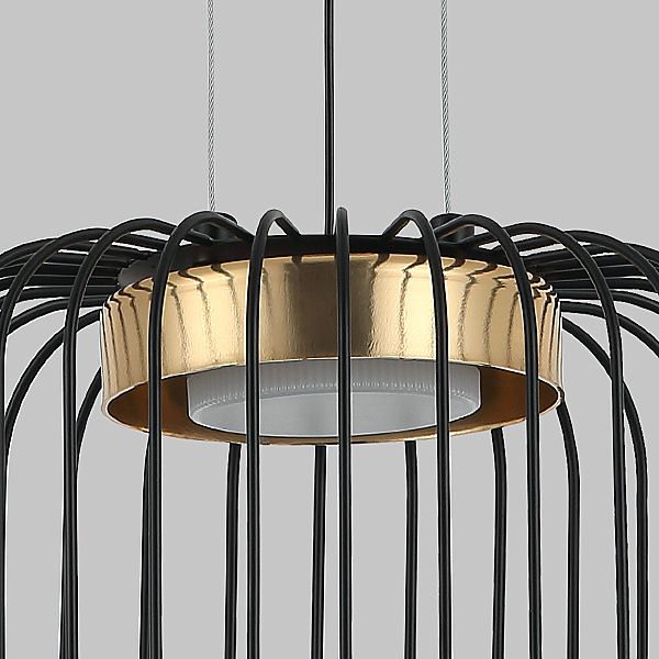 Светильник подвесной IMEX MD.23106-1-P-BK+BR