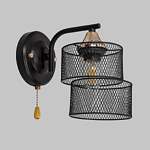 Настенное бра IMEX MD.4252-1-W-BK+FGD