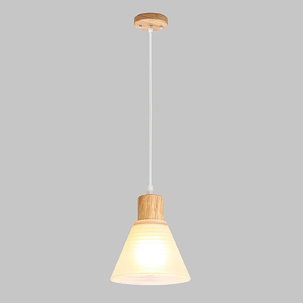 Светильник подвесной IMEX MD.6029-1-P-WOOD+WH