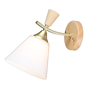 Настенное бра IMEX MD.6132-1-W-GD+WOOD