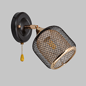 Настенное бра IMEX MD.6206-1-W-BK+FGD