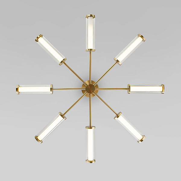 Люстра на штанге Stark 50386 LED латунь