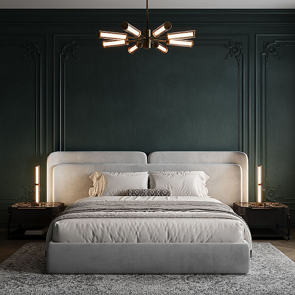 Люстра на штанге Stark 50386 LED латунь