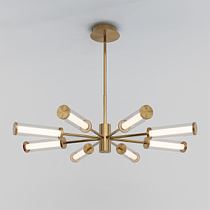 Люстра на штанге Stark 50386 LED латунь