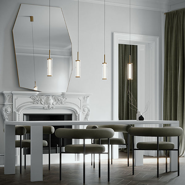 Светильник подвесной Stark 50386/1 LED латунь