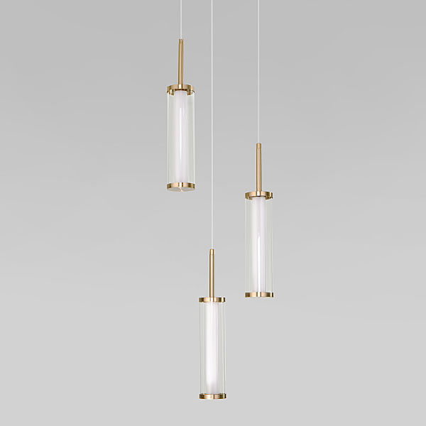 Светильник подвесной Stark 50386/3 LED латунь