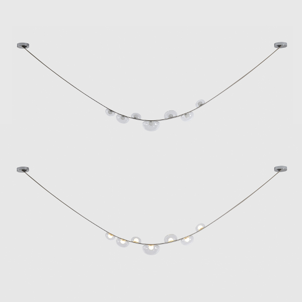 Светильник подвесной Bosque BOSQUE SP7 L3000 GREY/TRANSPARENT