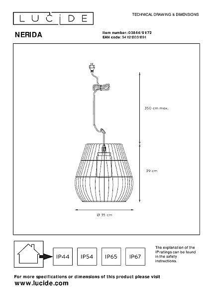 Светильник подвесной Nerida 03844/01/72