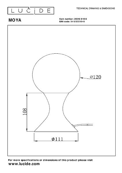 Настольная лампа Moya 25516/01/02
