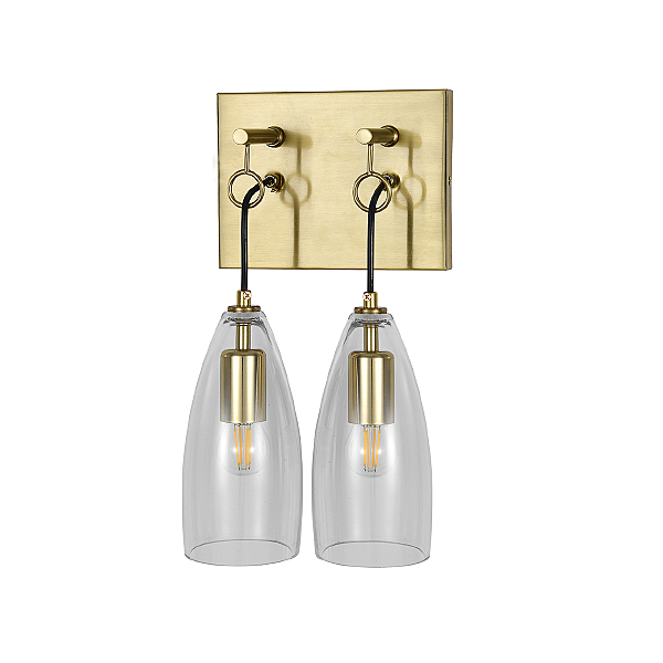 Настенное бра Goccia V000546 11064/2W Clear