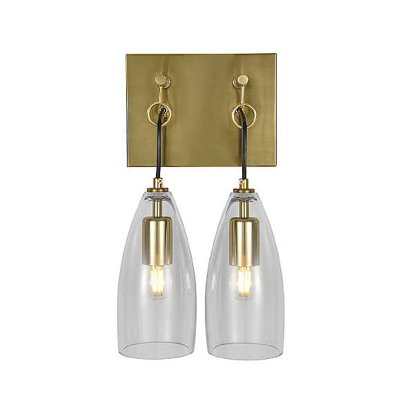 Настенное бра Goccia V000546 11064/2W Clear