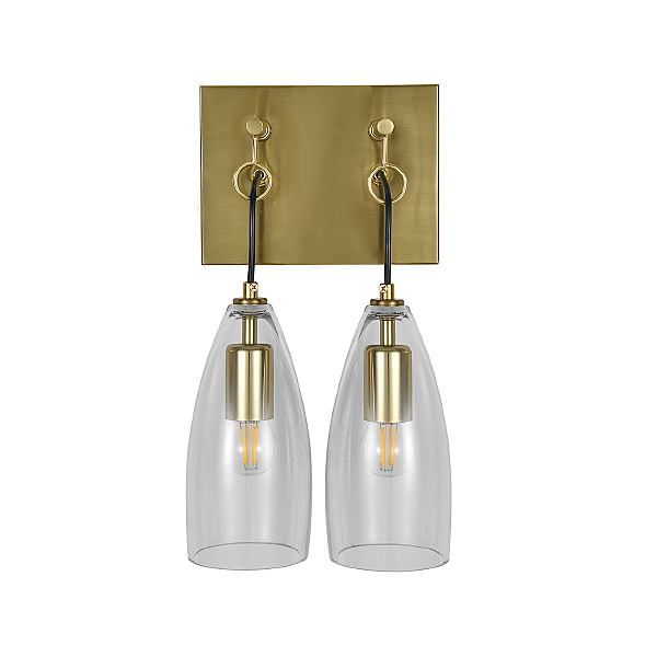 Настенное бра Goccia V000546 11064/2W Clear