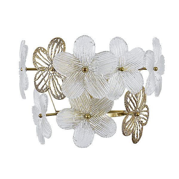 Настенное бра Fiori V000554 12049/2W Brass