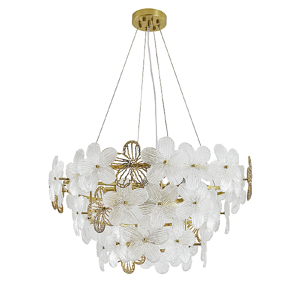 Подвесная люстра Fiori V000555 12049/8P Brass