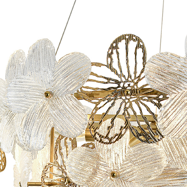 Подвесная люстра Fiori V000555 12049/8P Brass