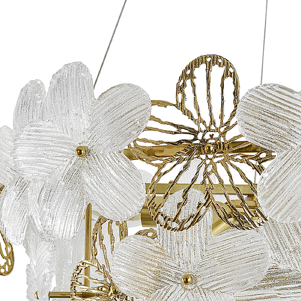 Подвесная люстра Fiori V000555 12049/8P Brass