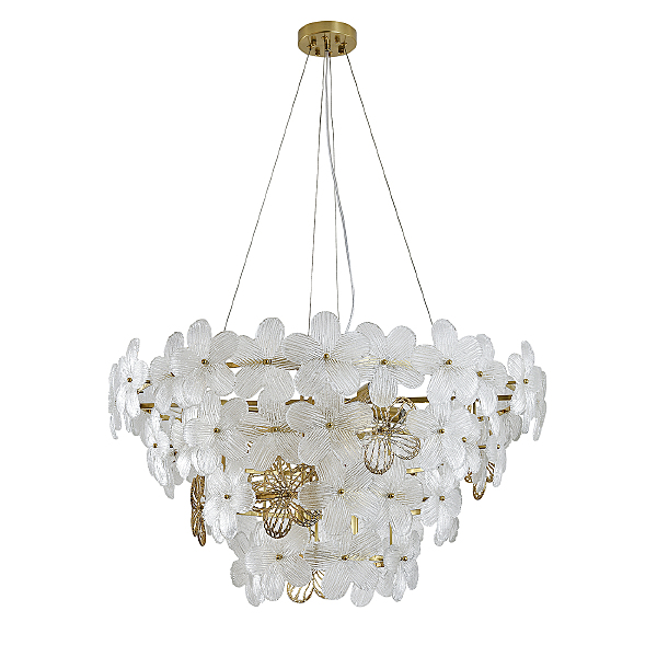 Подвесная люстра Fiori V000556 12049/10P Brass