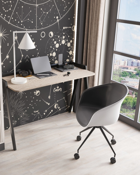 Кресло офисное Libra SL-7040ZB whitePP/black PU