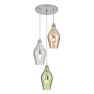 Светильник подвесной Piemonte V000588 11058/3P Multicolor