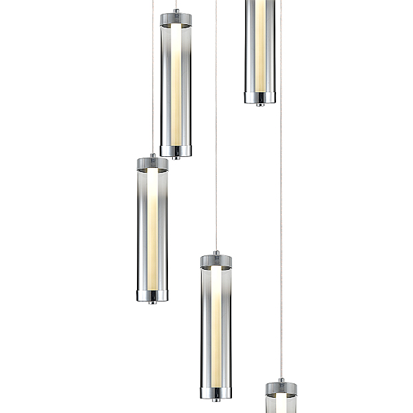 Светильник подвесной Rilucente V000147L 11061/5P Chrome