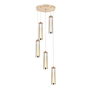 Светильник подвесной Rilucente V000151L 11061/5P Gold