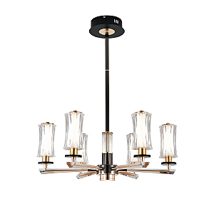 Люстра на штанге Grandioso V000185L 13038/6R Black