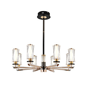 Люстра на штанге Grandioso V000186L 13038/8R Black