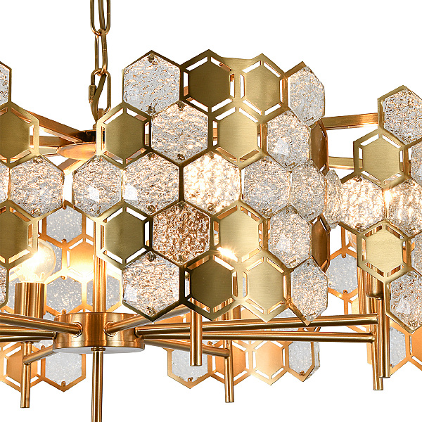 Подвесная люстра Delizia V000572 12047/8P Brass