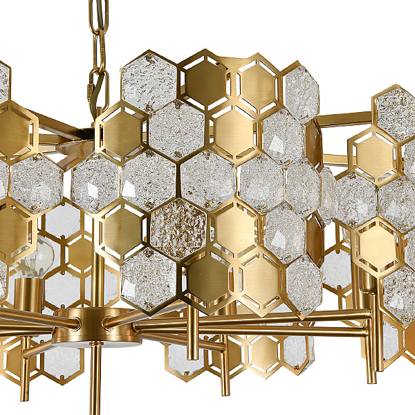 Подвесная люстра Delizia V000572 12047/8P Brass