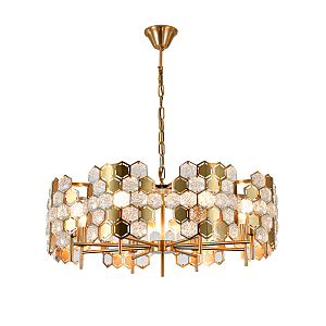 Подвесная люстра Delizia V000572 12047/8P Brass