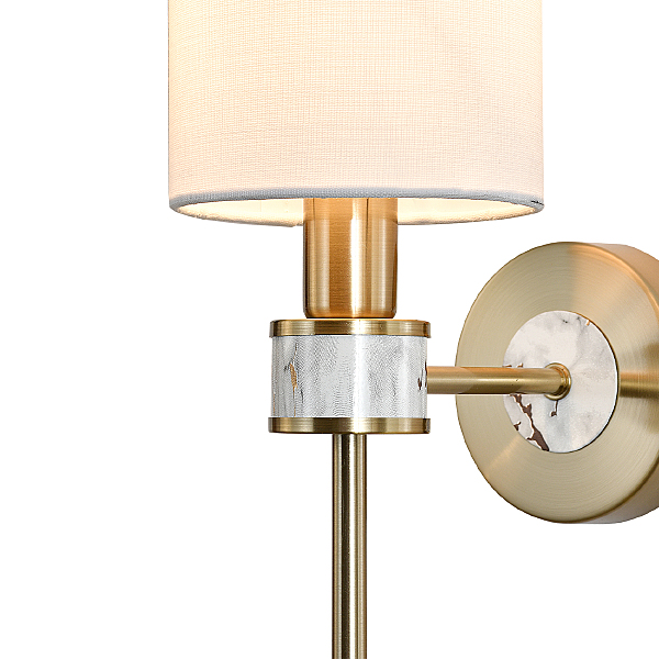 Настенное бра Poesia V000576 13035/1W Brass