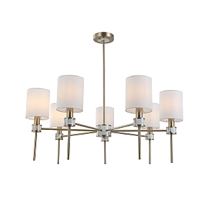 Люстра на штанге Poesia V000578 13035/8R Brass