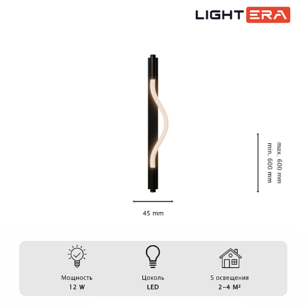 Настенный светильник Tura LE103W-60B