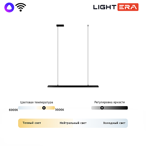 Светильник подвесной James LE107L-100B WIFI