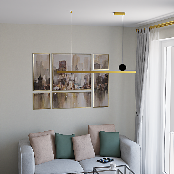 Светильник подвесной Manitoba LE111L-118GA WIFI IRON