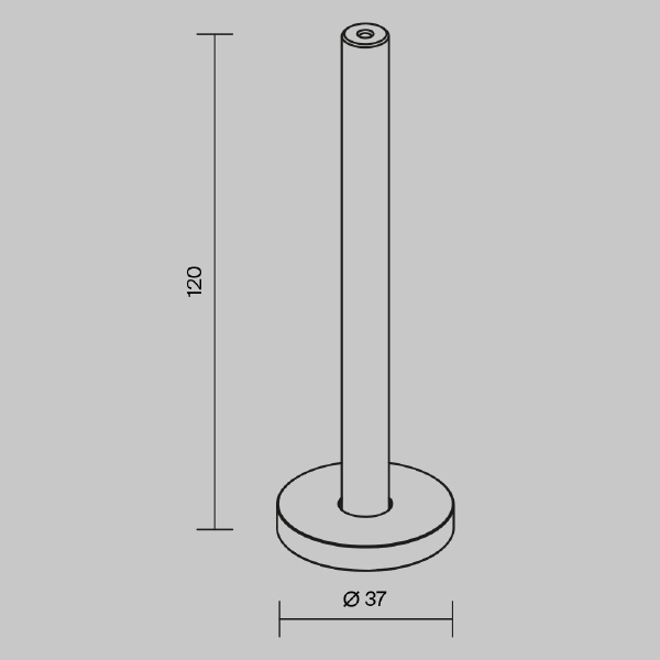 Монтажный элемент Accessories for tracks Levity TRA184CW-R-11B