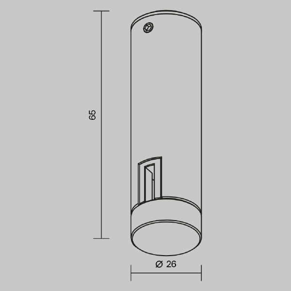 Монтажный элемент Accessories for tracks Flexity TRA200C-11B