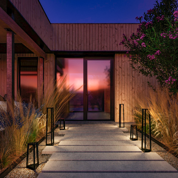 Уличный наземный светильник Luft O466FL-L12B3K