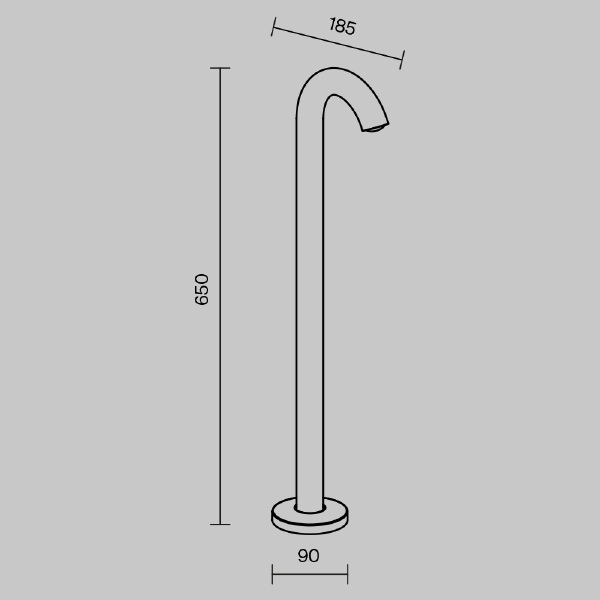 Уличный наземный светильник Lumi O476FL-L4GF3K